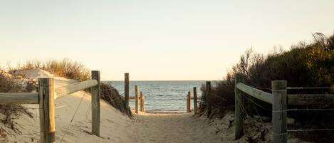 On the beach