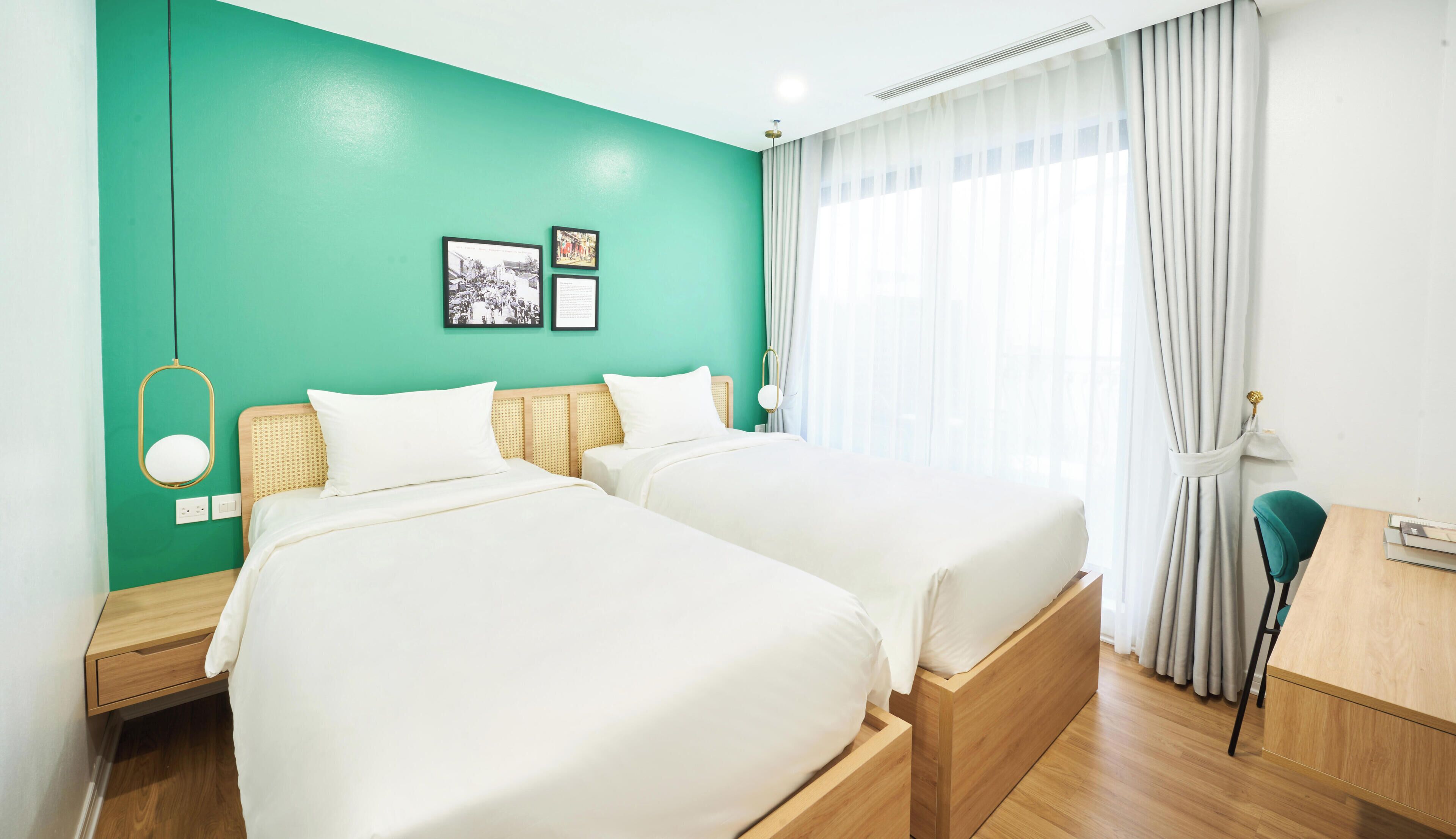 Executive-Zweibettzimmer, Balkon, Stadtblick