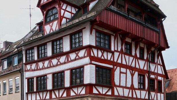 Exterior - Old Town! Exclusive apartment with roof terrace for 6 people (3 rooms, 90 sqm) (Nürnberg)