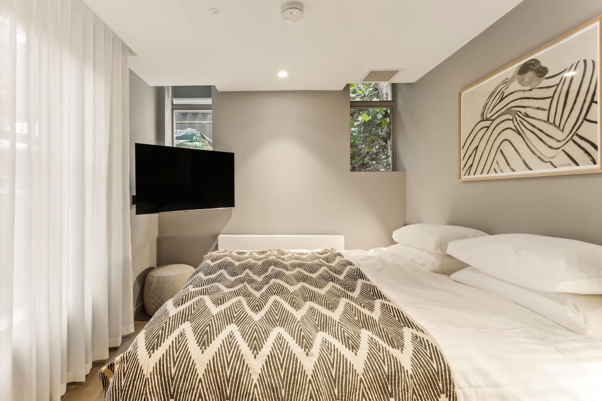 1 slaapkamer, lakens van Egyptisch katoen, luxe beddengoed
