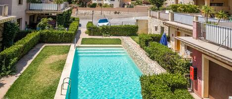 Indoor pool, a heated pool