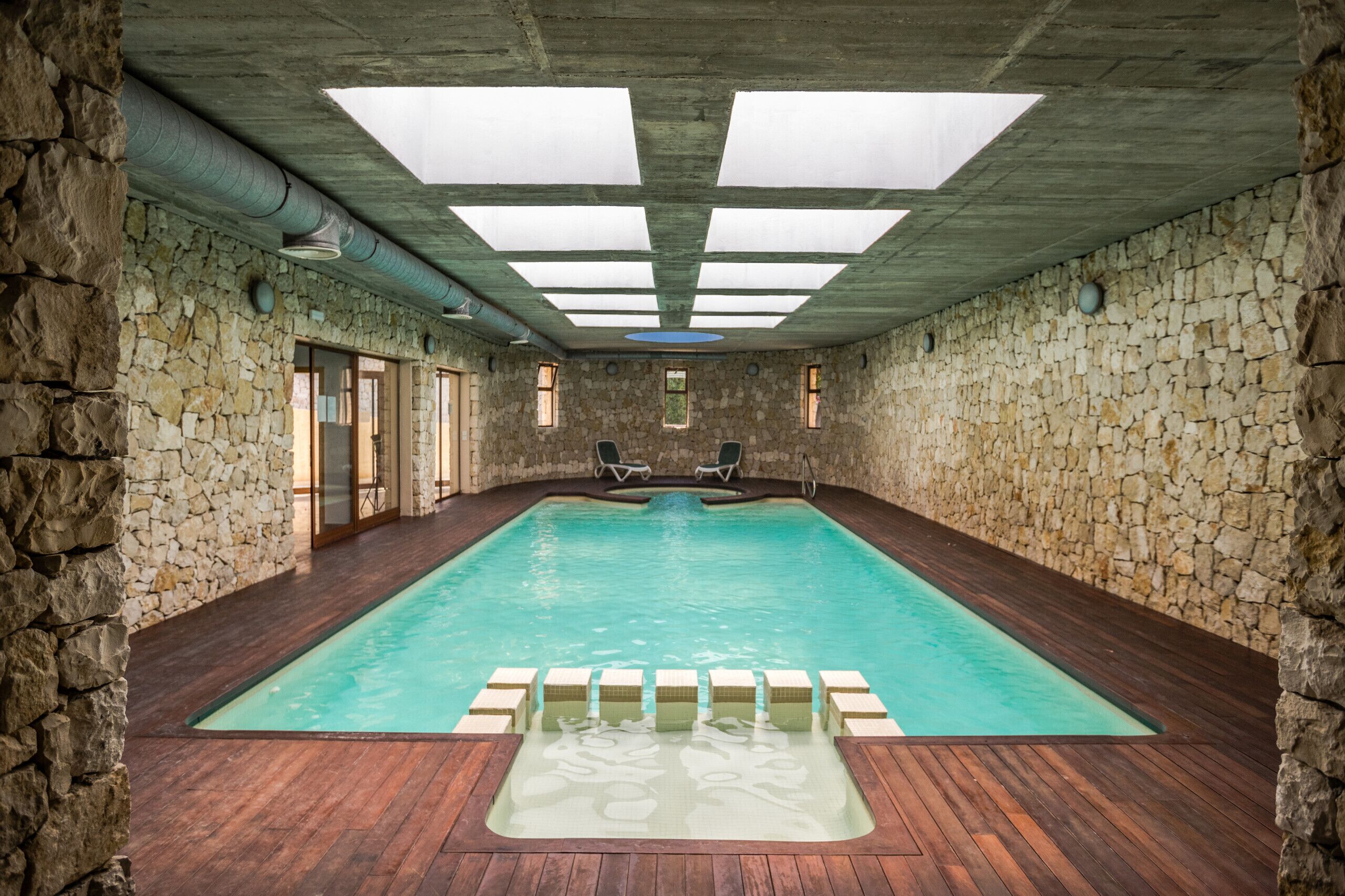 Piscine couverte, piscine chauffée