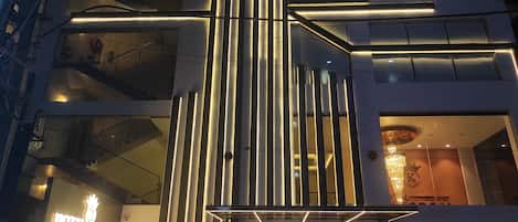 Voorkant van accommodatie