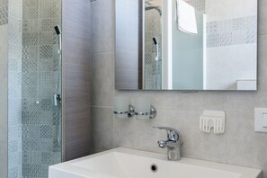 淋浴设施、吹风机、坐浴桶、毛巾