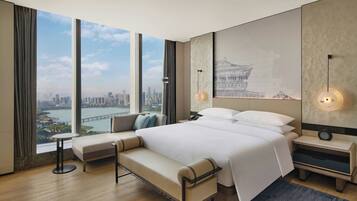 Premium bedding, down duvets, minibar, in-room safe