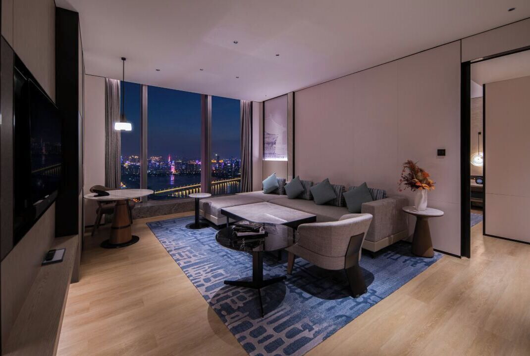 Suite Exécutive, 1 chambre, non-fumeurs, vue lac | Literie de qualité supérieure, couette en duvet d'oie, minibar