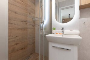Shower, hair dryer