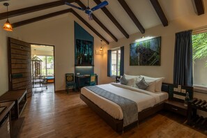 Luxury Cottage with Private Garden area | Rollaway beds, bed sheets - Tathastu Tadoba (Bhadravathi)