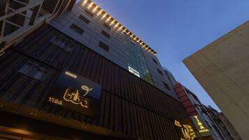 Front of property – evening/night