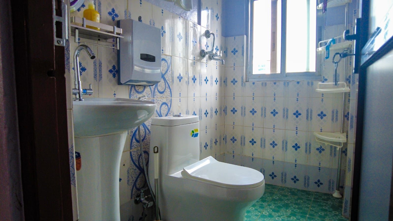 Towels, soap, toilet paper