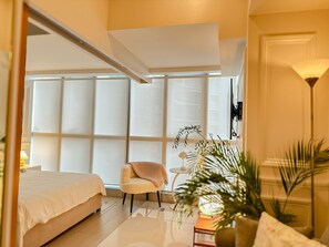 1 soverom, strykejern/-brett, wi-fi og sengetøy