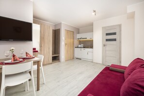 Studio, Küche, am Strand | Wohnbereich