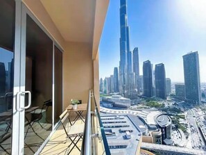 Classic Studio | Balcony view - Address Residence Dubai Mal Burj Khalifa (Dubai)