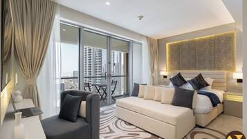 Klassieke studio | Een strijkplank/strijkijzer, gratis wifi