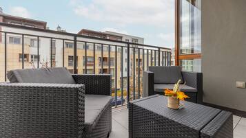 Apartment, 1 Bedroom, Sauna | Balcony