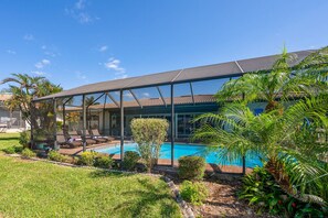 Una piscina riscaldata