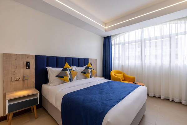 Phòng Superior | 1 phòng ngủ, két bảo mật tại phòng, bàn, màn/rèm cản sáng