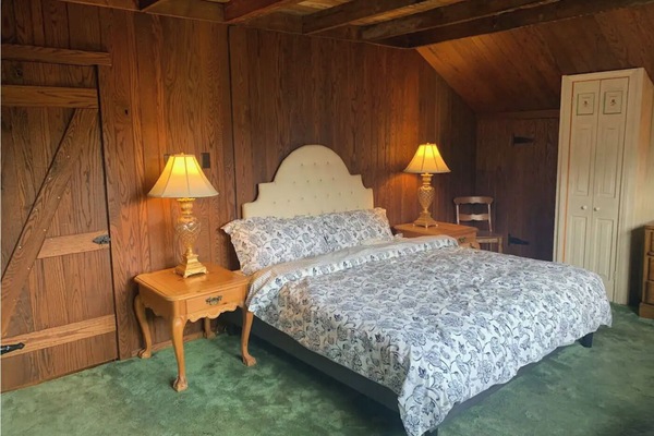 Linens, duvet and down bedding, and pillows are provided.
