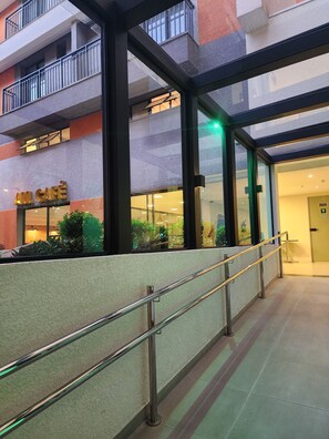 Interior entrance