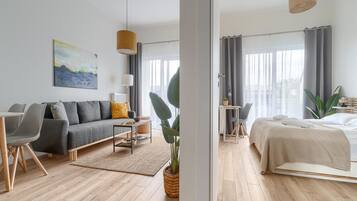 1 makuuhuone, silitysrauta/-lauta, ilmainen Wi-Fi