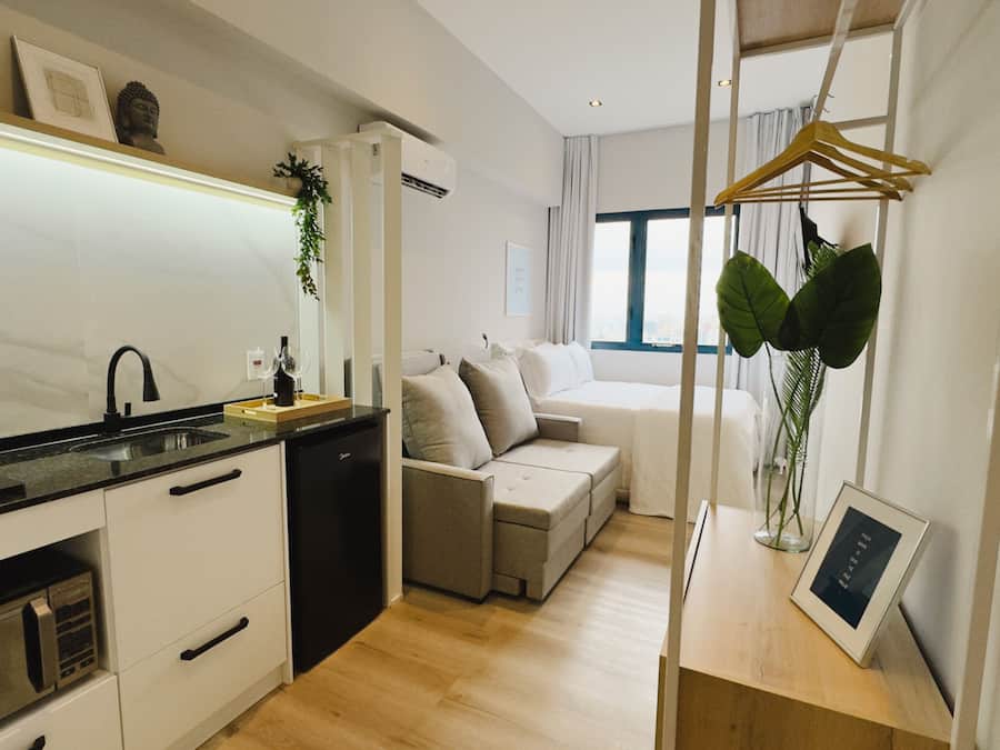 Superior studio, 1 tweepersoonsbed met slaapbank | Gratis wifi, beddengoed