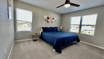 3 bedrooms, iron/ironing board, WiFi, bed sheets