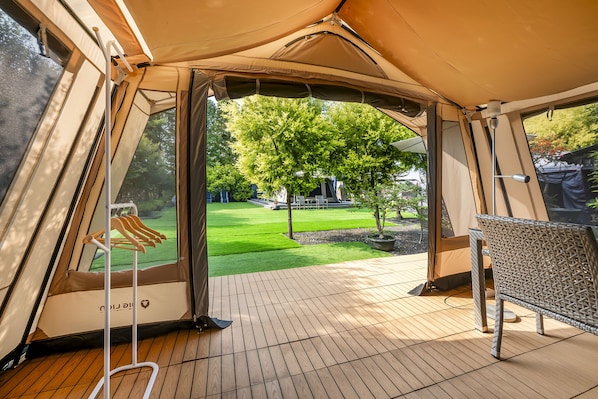 View from room - L.M.S B&B GLAMPING (Gongguan)