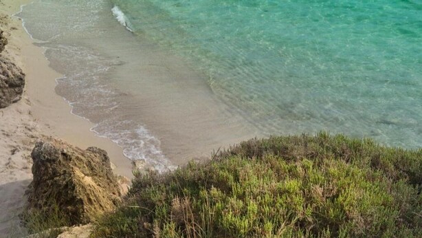 A beach with clear turquoise water and sandy shore. - Casa Flora (Taranto)
