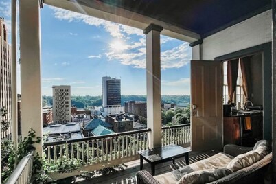 Restored Downtown Historic Mansion with Private Balcony
