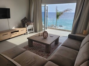 Living area - Seaview Resort Boca Sami (Sint Michiel)