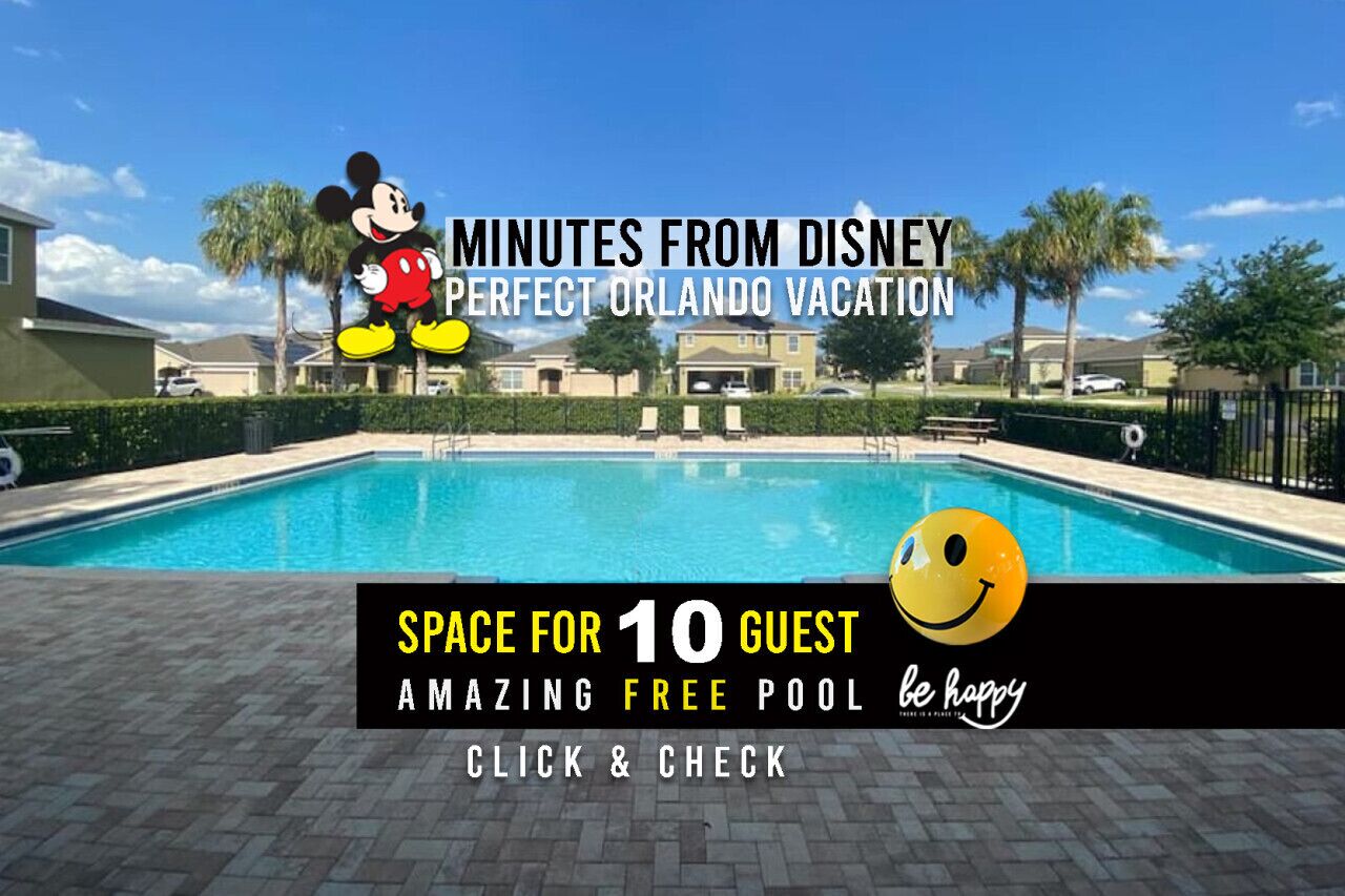 Ultimate Family Fun! 3 Bedroom sleeps 10 in Orlando