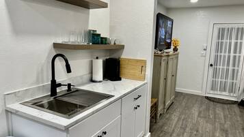 Microwave, oven, stovetop, paper towels