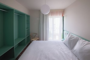 Apartment, 1 Double Bed with Sofa bed, Sea View | Iron/ironing board, free cribs/infant beds, travel crib, free WiFi