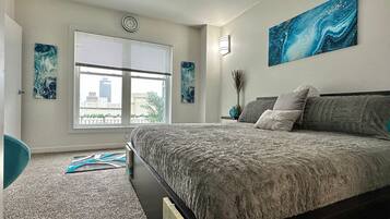 2 bedrooms, iron/ironing board, travel crib, free WiFi