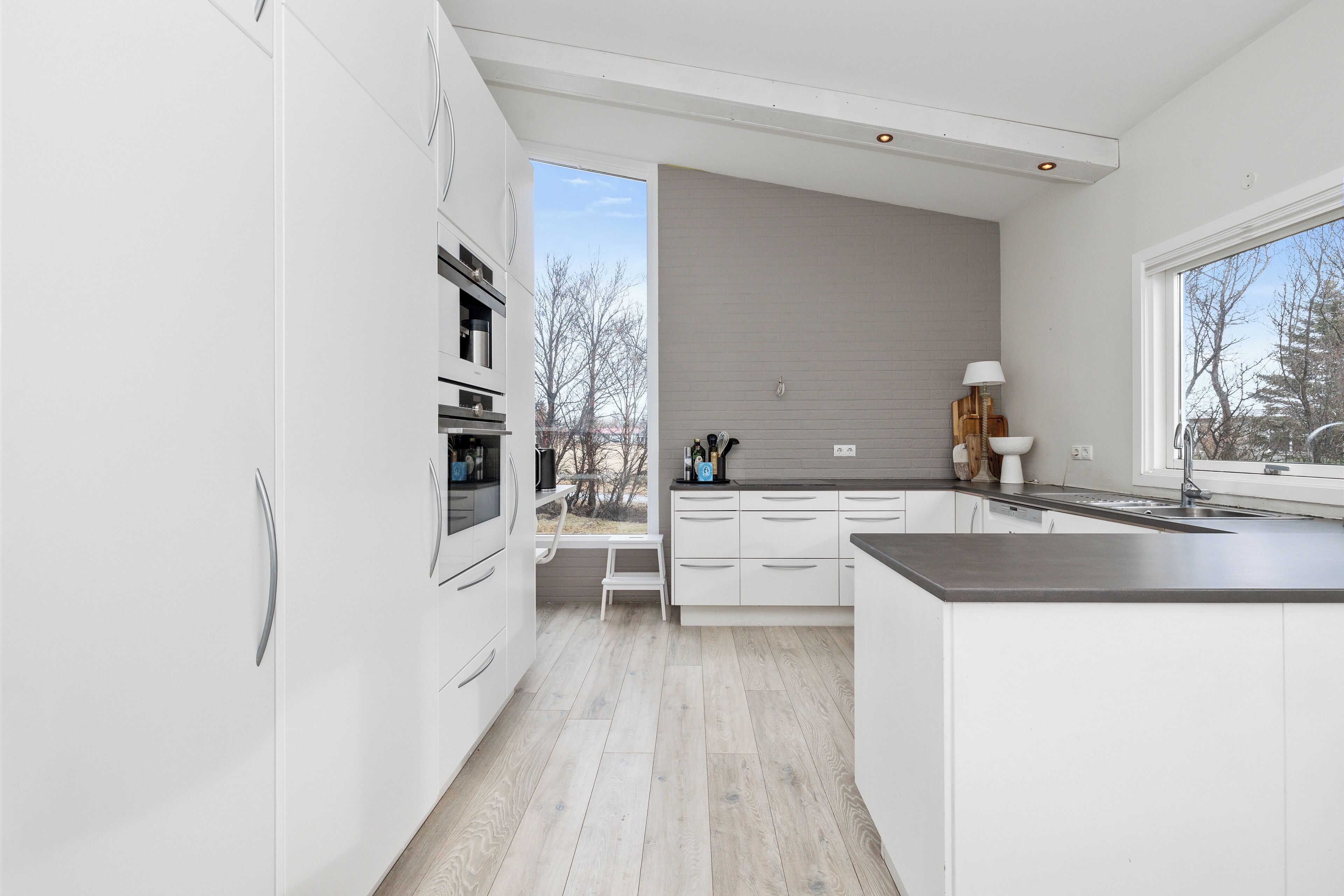 Talo | Yksityinen keittiö | Jääkaappi, mikroaaltouuni, uuni, astianpesukone