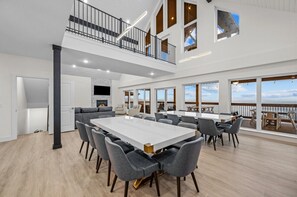 Dining - Slide `n` Bounce Lodge: Private Playspace, Hot Tubs, Lakeview, Sleeps 36 (Kimberling City)