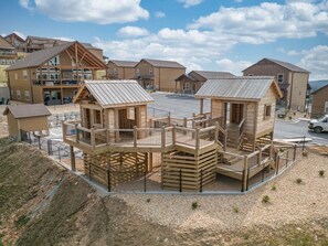 Exterior - Slide `n` Bounce Lodge: Private Playspace, Hot Tubs, Lakeview, Sleeps 36 (Kimberling City)