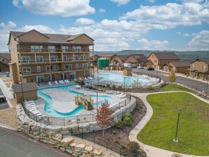 Exterior - Slide `n` Bounce Lodge: Private Playspace, Hot Tubs, Lakeview, Sleeps 36 (Kimberling City)