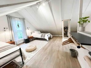 3 soverom, strykejern/-brett, wi-fi (inkludert) og sengetøy