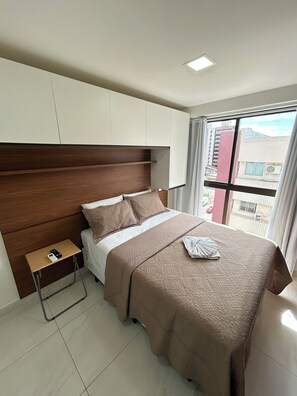 Apartment | 1 bedroom, blackout drapes, free WiFi, bed sheets - Melhores Flats (João Pessoa)