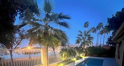 Lake House Pool & Palms