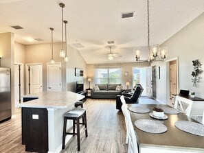 Smart TV, fireplace, offices