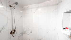 Shower, hair dryer, towels, soap - Heated Pool Oasis - Sleeps 12 (Port St. Lucie)
