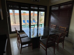 Dining - Cozy & elegantly minimal home located in Aruba's best and safest neighborhoods.  (Noord)