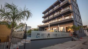 Voorkant van accommodatie