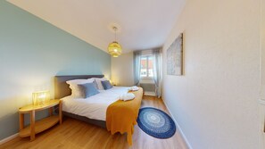 1 bedroom, iron/ironing board, free WiFi, bed sheets - Elegance, appartement 6 pers.+ parking (Colmar)