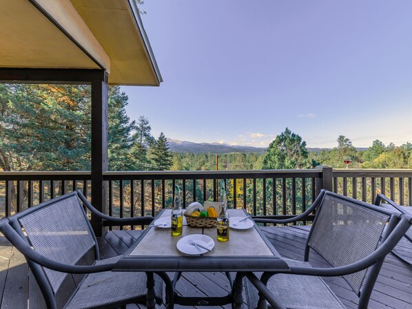 Cabin, Multiple Beds, Balcony, Mountain View | Property grounds - Bird's Eye View (Ruidoso)