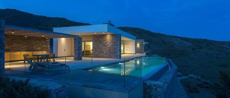 Una piscina riscaldata