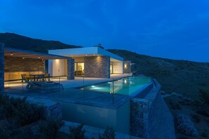 Una piscina riscaldata