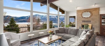 Lake views, hot tub, movie room w/ arcade games, EV charger